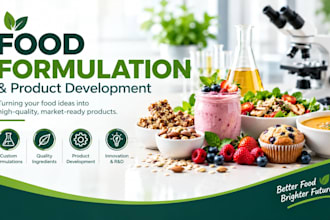 provide expert food formulation and product development