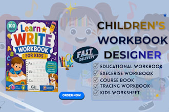 design, format, redesign course book, educational workbook, tracing workbook