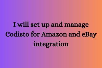 setup codisto for amazon, and ebay integration