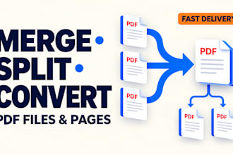 combine merge convert pdf files into single file or split extract pages to pdfs