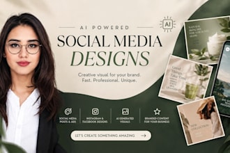 create ai social media designs
