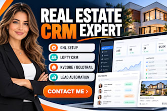 setup real estate crm gohighlevel crm lofty crm kvcore boldtrail lofty ghl crm