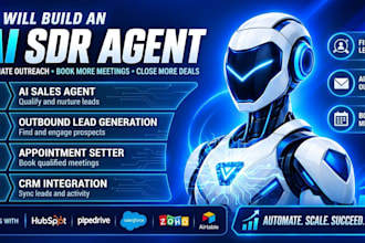ai sdr agent ai sales agent outbound lead generation appointment setter CRM dev