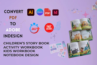 design notebook design, activity workbook, kids workbook, children workbook
