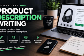 write engaging product descriptions and