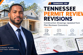 update tennessee construction drawings based on permit review comments