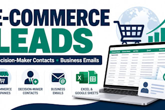 provide ecommerce company leads and decision maker email lists
