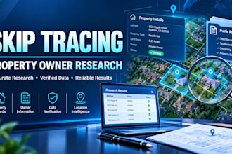 be your expert skip tracer for property owners
