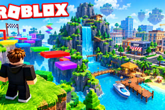 create custom roblox maps, game environments, and obby maps