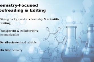 proofread chemistry research manuscripts