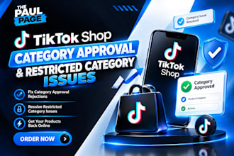 fix tiktok shop category approval and restricted category issues
