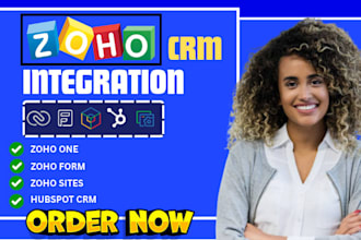 do zoho CRM integration zoho one zoho sites zoho form hubspot crm automation