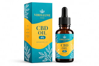 design supplement labels, cbd packaging, vitamin labels and print ready files