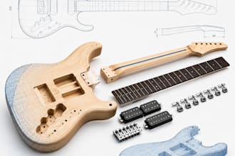 create cnc ready guitar cad parts and fretboard for manufacturing