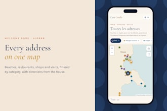 design a professional welcome book for your airbnb or vacation rental