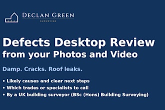 review your property defects from photos and video