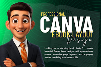 design editable canva workbook, journals and planner