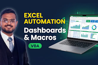 build automated excel HR trackers, dashboards and macros
