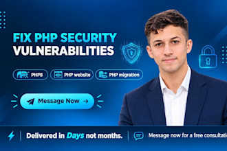 audit and upgrade your PHP websites to PHP 8 and fix security risks