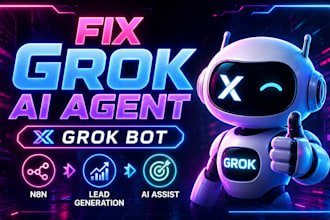 fix grok ai agent grok bot deriv ai assist grok bot sale n8n lead generation