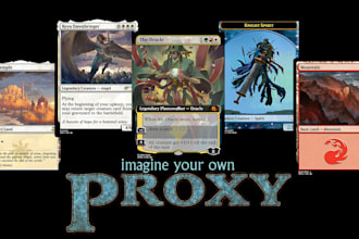 create illustration for tcg