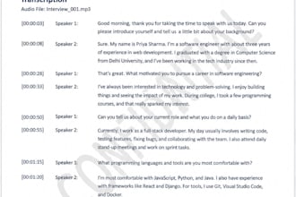 do translation and transcription and script in english,hindi