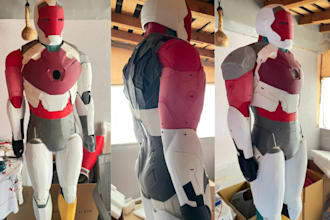 do wearable 3d cosplay armor print and paint 3d helmet and 3d cosplay model