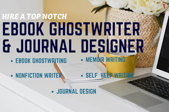 ghostwrite memoir ebook self help journal design ebook writer nonfiction writer