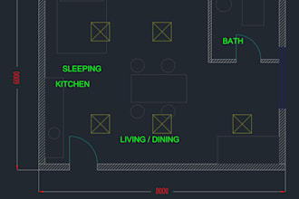 create and edit 2d cad drawings and floor plans