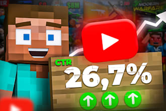 design an amazing gaming thumbnail