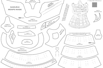 make sew custom cosplay costume pattern, eva foam armor, helmets, printable PDF