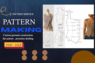 be your sewing pattern maker tech packs and apparel grading for any garment