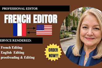 your french editor, proofreader for fiction and non fiction