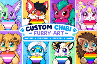 draw fursona, furry avater, furry art, vrchat avater, furry