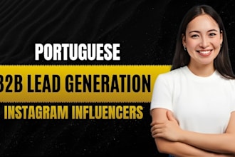 do portuguese b2b lead generation and instagram influencers