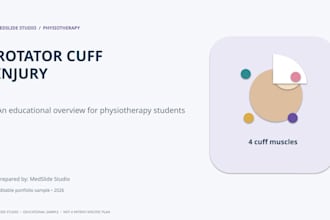design professional medical and physiotherapy powerpoint