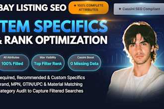 do ebay item specifics optimization and seo product listing