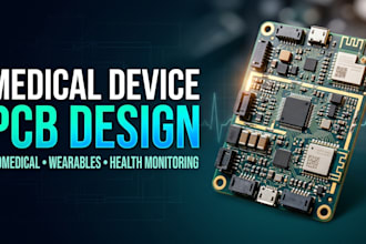 design medical device pcb and biomedical health monitoring electronics biosensor