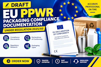 draft eu ppwr packaging compliance documentation under regulation 2025 40