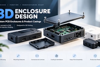 design custom 3d pcb enclosures and electronic product casings