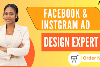 design facebook and instagram ads with ad copy
