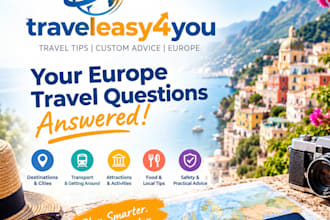 awnser your questions about travelling in europe