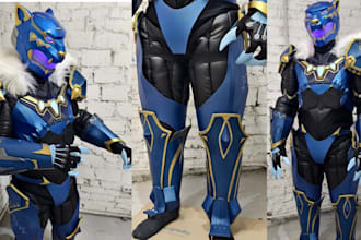 custom 3d cosplay props, armor, helmets and halloween anime weapons for 3d print