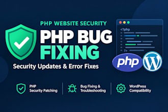 apply PHP security patches and fix errors