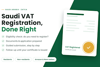 prepare and guide your saudi vat registration with zatca