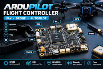 design ardupilot flight controller pcb for drone and uav hardware stm32 flight