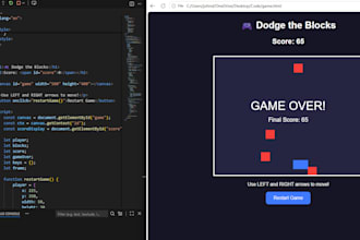 program with java, HTML or python