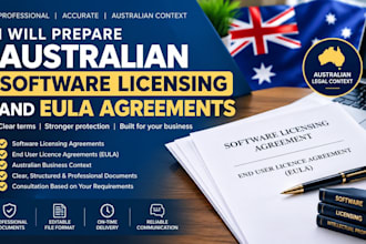 prepare australian software licensing and eula agreements
