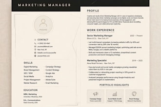 design a professional modern CV resume in canva