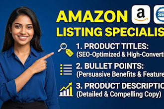 write amazon product titles bullet points and descriptions